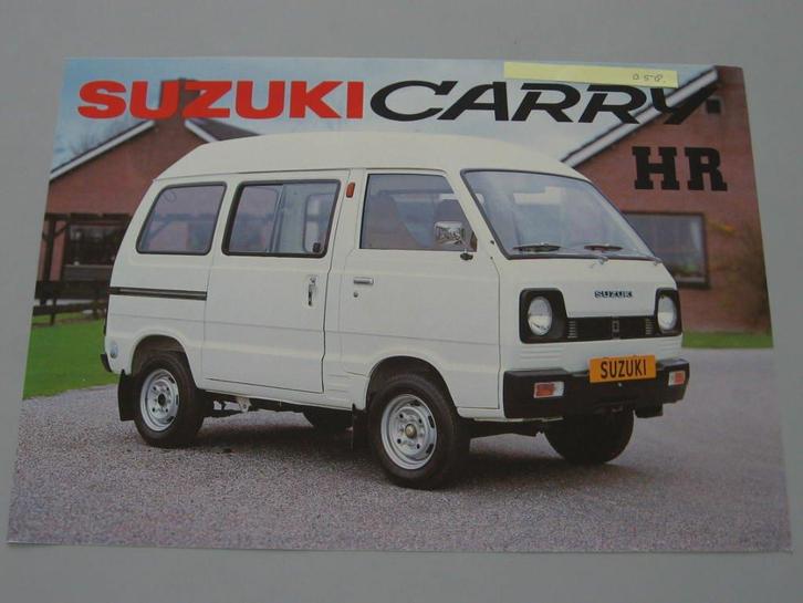 SUZ 058 Suzuki Carry HR, folder, Boeken, Auto's | Folders en Tijdschriften, Zo goed als nieuw, Overige merken, Ophalen of Verzenden