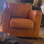 Schapenleren Fauteuil Vintage Stijl, Huis en Inrichting, Fauteuils, Ophalen, Gebruikt, Leer, 75 tot 100 cm