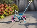 Frozen 10 inch fiets met duwstang en zijwieltjes, Ophalen, Gebruikt, 14 inch of minder