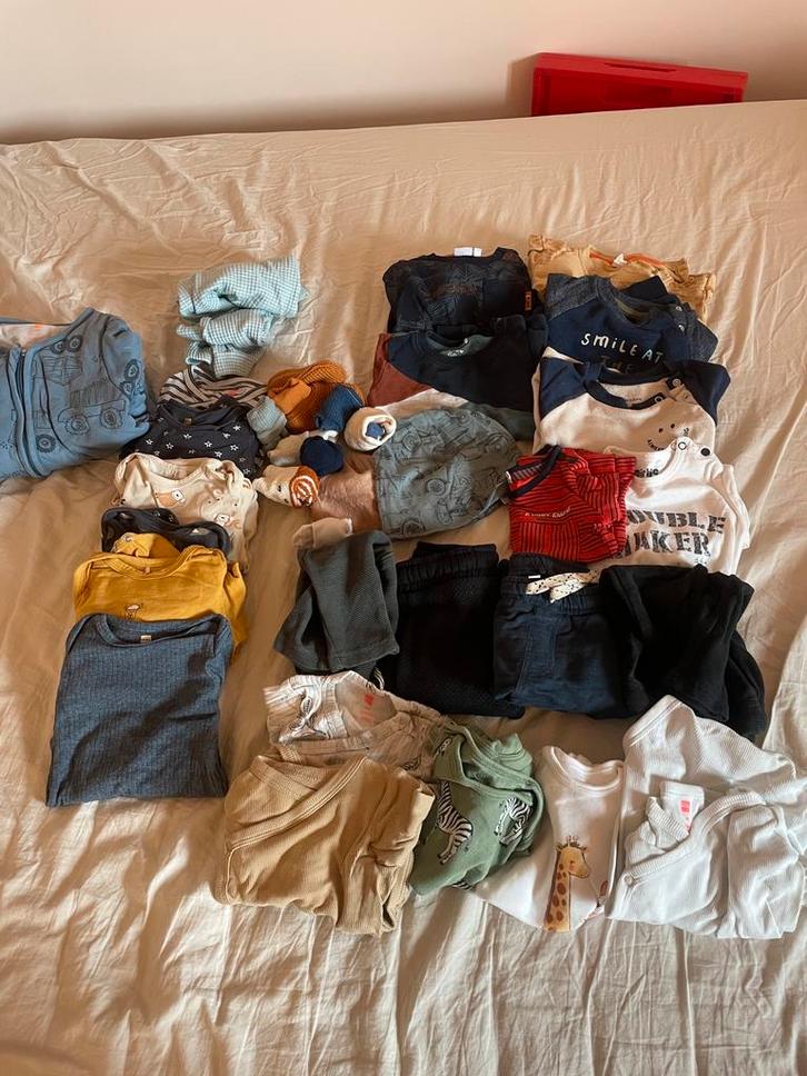 Jongens kleding set maat 62-80, Kinderen en Baby's, Babykleding | Baby-kledingpakketten, Gebruikt, Maat 62, Ophalen of Verzenden