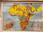 School-landkaart Afrika, Antiek en Kunst, Antiek | Schoolplaten, Ophalen, Aardrijkskunde