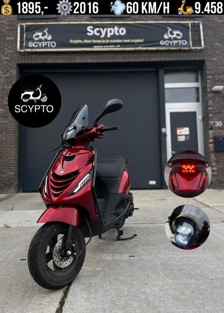 Piaggio Zip | Carburateur | Full Option | Brom | 60km/h, Fietsen en Brommers, Scooters | Piaggio, Zo goed als nieuw, Zip, Maximaal 45 km/u