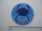 sticker oud Leger C-CIE 17 PAINFBAT militair retro, Verzamelen, Verzenden, Zo goed als nieuw, Bedrijf of Vereniging