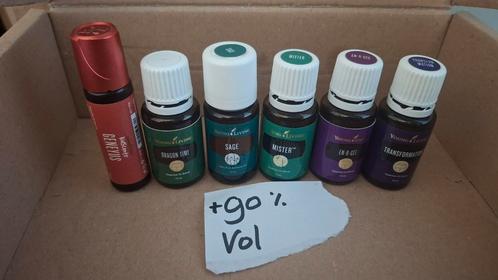 Young Living etherische oliën (geopend), Sport en Fitness, Gezondheidsproducten en Wellness, Zo goed als nieuw, Aroma, Ophalen of Verzenden