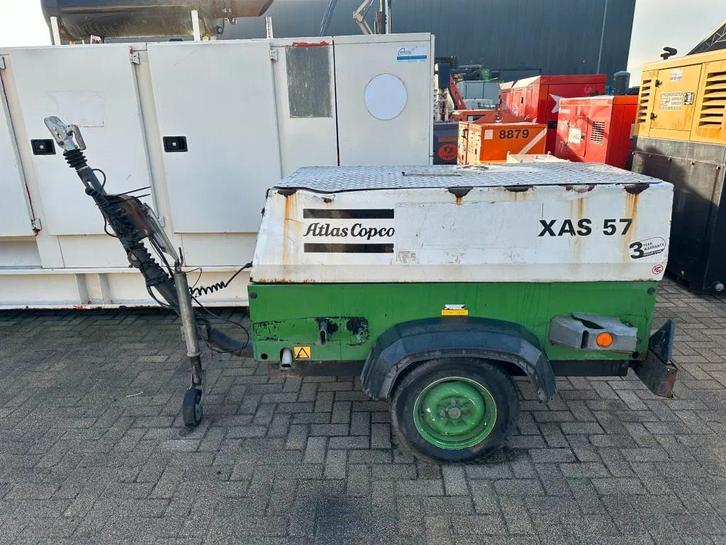 Atlas-Copco XAS 57 DD Deutz 3 m3 / min 23 kW 7 Bar Mobiele D, Zakelijke goederen, Machines en Bouw | Pompen en Compressoren, Ophalen of Verzenden