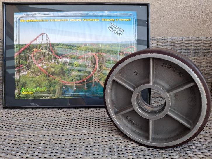 Achtbaan wiel Expedition Geforce, Verzamelen, Overige Verzamelen, Gebruikt, Ophalen