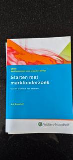 M.A. Broekhoff - Starten met Marktonderzoek, Ophalen of Verzenden, M.A. Broekhoff, Management, Zo goed als nieuw