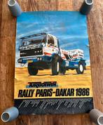 DAF Parijs-Dakar 1986 Poster 70 x 50 cm, Ophalen of Verzenden, Gebruikt, Auto's