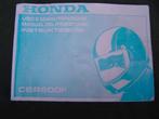 Honda CBR600F 1994 motorfiets instructie boekje CBR 600 F, Motoren, Ophalen of Verzenden, Honda