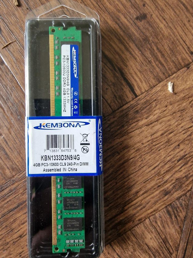 2 keer 4Gb DDR3 1333 ram geheugen, Nieuw, DDR3, Ophalen of Verzenden, Desktop