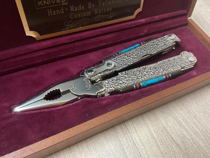 Sog USA paratool yellowhorse multitool zakmes tool, Caravans en Kamperen, Kampeergereedschap, Zo goed als nieuw, Ophalen of Verzenden