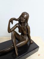 Bronzen licht erotische beeld, Antiek en Kunst, Kunst | Beelden en Houtsnijwerken, Ophalen of Verzenden
