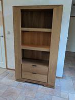 Eiken Boekenkast met Laden, Ophalen, Gebruikt, Eikenhout, 50 tot 100 cm