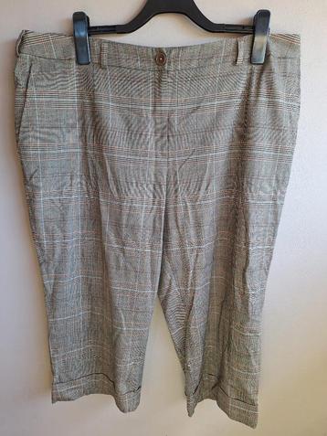 Leuke 3-kwart stretch broek ruit van C&A, maat 48 beschikbaar voor biedingen