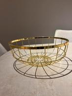 Gouden schaal, Huis en Inrichting, Woonaccessoires | Schalen en Manden, Ophalen of Verzenden, Nieuw, Rond, Overige materialen
