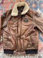 PME Legend Piloten Hudson leren jas bruin, Kleding | Heren, Jassen | Winter, Bruin, Overige maten, Ophalen of Verzenden, Pme Legend