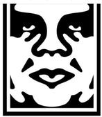 Shepard Fairey(1970) Offset Lithografie "Obey Cream" Ges Ged, Ophalen of Verzenden