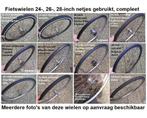Fietswielen 24-inch en 28-inch, gebruikt - compleet met band, Fietsen en Brommers, Fietsonderdelen, Ophalen, Gebruikt, Algemeen