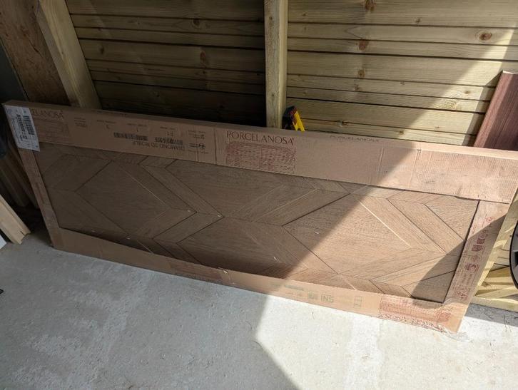 4x Badkamer Wandtegels keramisch hout 59,6 x 150cm, Doe-het-zelf en Verbouw, Tegels, Nieuw, Wandtegels, Keramiek, 60 cm of meer