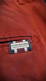 Mooie Scotch & Soda STUART broek maat W33/L32 Bordeaux, Kleding | Heren, Maat 52/54 (L), Ophalen of Verzenden, Zo goed als nieuw
