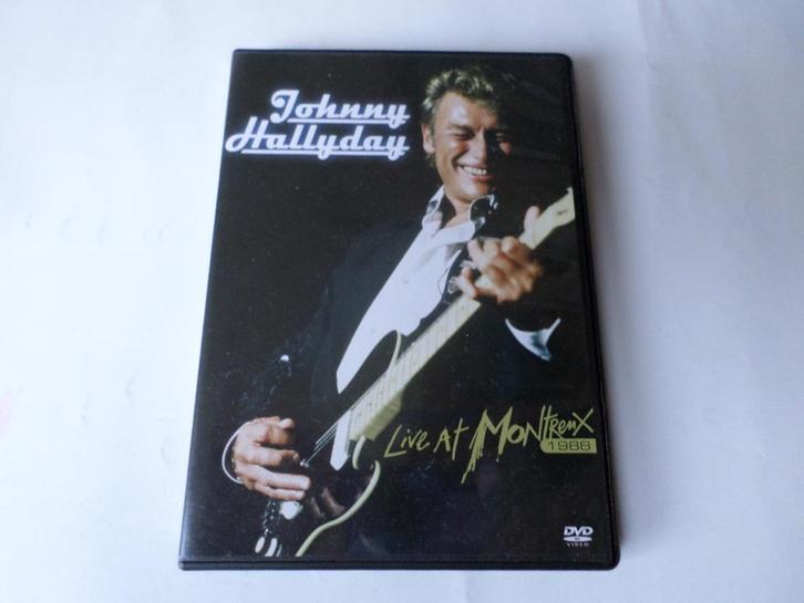 Johnny Hallyday - Live At Montreux 1988 DVD, Cd's en Dvd's, Dvd's | Muziek en Concerten, Zo goed als nieuw, Muziek en Concerten