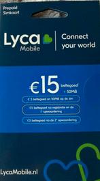 Lyca prepaid simkaart nummers 50 stuks nieuw geseald, Verzenden, Nieuw, KPN, Simkaart