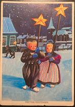 Oude Kerstkaart Klederdracht Marken Volendam, Ophalen of Verzenden