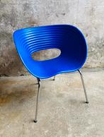 Vitra Tom Vac stoel design Ron Arad / kleine fauteuil, Huis en Inrichting, Stoelen, Blauw, Metaal, Gebruikt, Ophalen of Verzenden