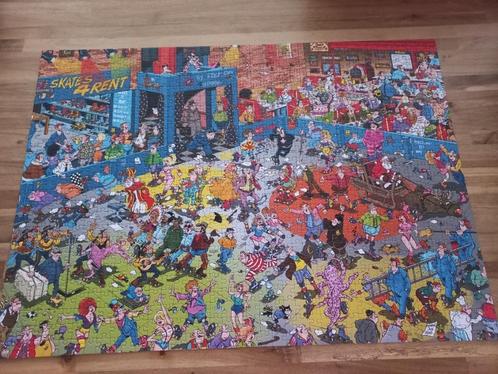Jan van Haasteren: Rollerdisco, Hobby en Vrije tijd, Denksport en Puzzels, Gebruikt, Legpuzzel, 500 t/m 1500 stukjes, Ophalen