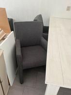 Witt tafel met 4 grijs stoelen, Huis en Inrichting, Tafels | Eettafels, 200 cm of meer, Zo goed als nieuw, Rechthoekig, 50 tot 100 cm