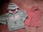 Gant vest en Tommy hilfiger blouse mt 110 5, Kinderen en Baby's, Kinderkleding | Maat 110, Ophalen of Verzenden, Zo goed als nieuw