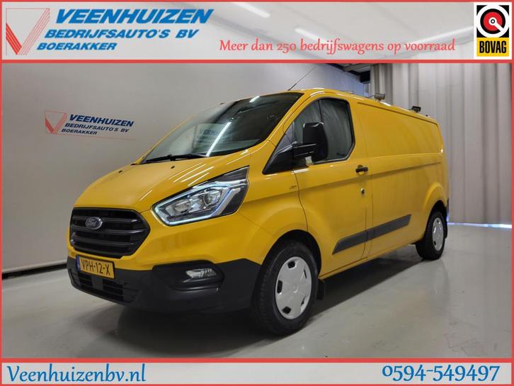 Ford Transit Custom 2.0TDCI 130pk L2/H1 Trekhaak Euro 6!, Auto's, Bestelauto's, Bedrijf, Te koop, Airbags, Airconditioning, Boordcomputer