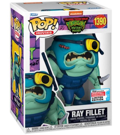 Funko POP! Teenage Mutant Turtles - Ray Fillet #1390 [NEW], Verzamelen, Film en Tv, Nieuw, Tv, Actiefiguur of Pop, Ophalen of Verzenden