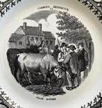 Gien Geoffroy et C. Frans keramiek bordje, Antiek en Kunst, Ophalen of Verzenden