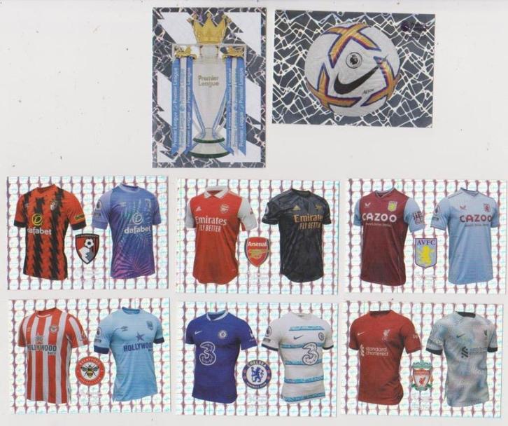 Panini stickers English Premier League 2023, sz. 2022-2023, Verzamelen, Sportartikelen en Voetbal, Zo goed als nieuw, Poster, Plaatje of Sticker