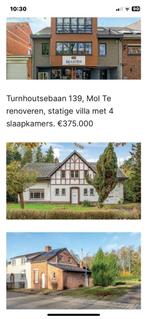 Charmante te renoveren villa, Huizen en Kamers, Buitenland, Woonhuis, Mol, 4 kamers, 250 m²