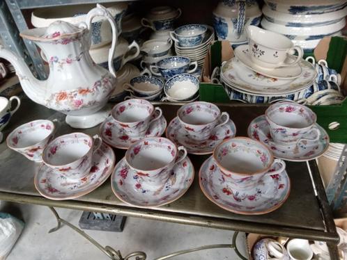 serviesdelen PORTICI van P Regout, Antiek en Kunst, Antiek | Servies los, Ophalen of Verzenden