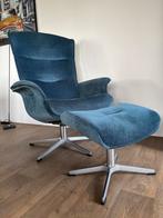 Conform relax fauteuil met voetenbank, Huis en Inrichting, Fauteuils, Ophalen, Gebruikt, Minder dan 75 cm, Stof