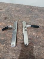 Vintage deurklinken met zwarte handgreep, Doe-het-zelf en Verbouw, Hang- en Sluitwerk, Gebruikt, Onbekend, Ophalen of Verzenden