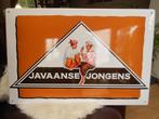 Vintage reclamebord javaanse jongens, Verzamelen, Merken en Reclamevoorwerpen, Ophalen, Gebruikt, Reclamebord