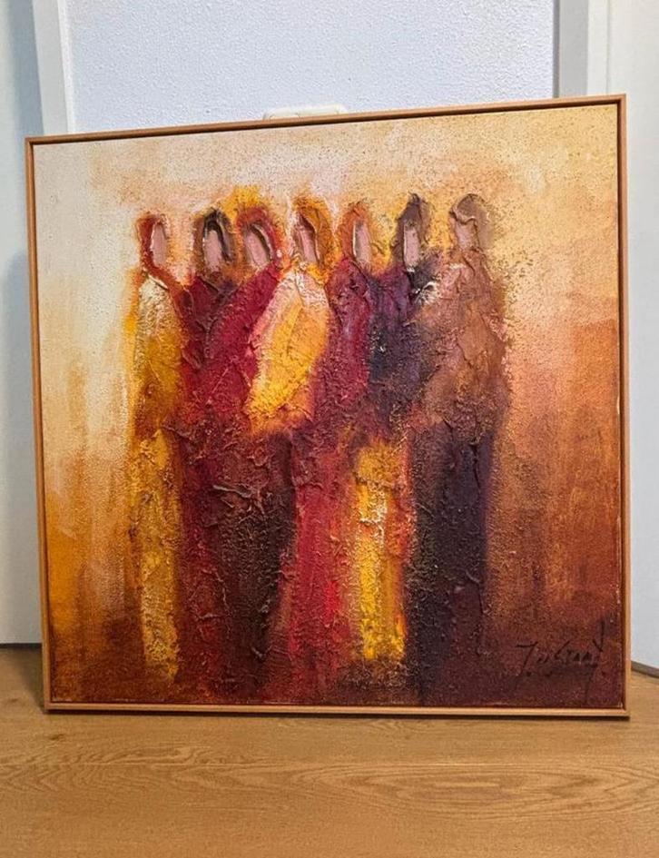 Orgineel Schilderij van Jochem de Graaf, Antiek en Kunst, Kunst | Schilderijen | Abstract, Ophalen