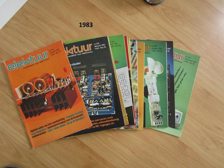 Tijdschrift Elektuur - compleet jaargang 1983, Boeken, Tijdschriften en Kranten, Gelezen, Ophalen of Verzenden