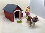 Schleich Hondenhok met Accessoires, Ophalen of Verzenden, Gebruikt, Meisje