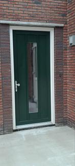 Kunststof voordeur met Glas, Doe-het-zelf en Verbouw, Deuren en Horren, Ophalen, 200 tot 215 cm, Glas, Buitendeur