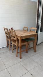 Tuin tafel en stoelen, Huis en Inrichting, Complete eetkamers, Ophalen, Zo goed als nieuw, 4 tot 6 stoelen