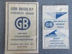 2 x Dordrecht, Gebr. Broere tankopslag/zeevaart, Verzenden, Nederland