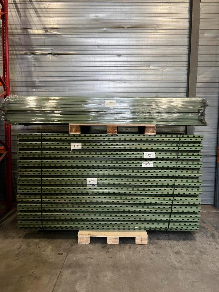 Zware palletstellingen - magazijnstelling groen, Zakelijke goederen, Kantoor en Winkelinrichting | Magazijn, Stelling en Opslag