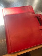 Rood leren filofax A5 met handvaten, Ophalen of Verzenden, Zo goed als nieuw