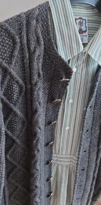 Trachten Vest uit Beieren mt L Heren  trachten vest uniek, Maat 52/54 (L), Tracht und Heimat, Ophalen of Verzenden, Grijs