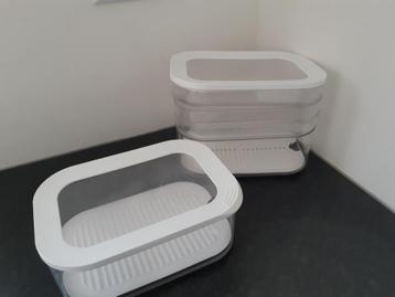 5 opbergdozen (o.a. snijwaren) beschikbaar voor biedingen